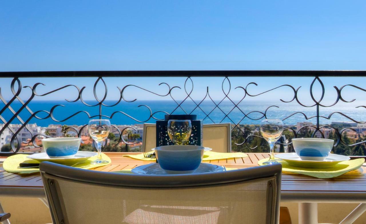 니스 Confortable 3 Pieces Avec Superbe Vue Mer 아파트 외부 사진